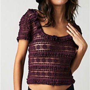 Free People Intimately Cami!!! Beautiful and sexy~ color fig jam ~ size medium